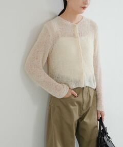 URBAN RESEARCH / アーバンリサーチ カーディガン・ボレロ | シアーモールショート丈カーディガン