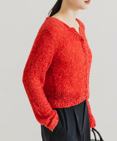 URBAN RESEARCH / アーバンリサーチ カーディガン・ボレロ | シアーモールショート丈カーディガン | 詳細4