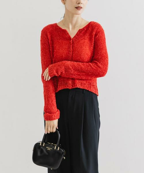 URBAN RESEARCH / アーバンリサーチ カーディガン・ボレロ | シアーモールショート丈カーディガン | 詳細5