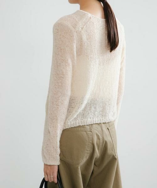 URBAN RESEARCH / アーバンリサーチ カーディガン・ボレロ | シアーモールショート丈カーディガン | 詳細13