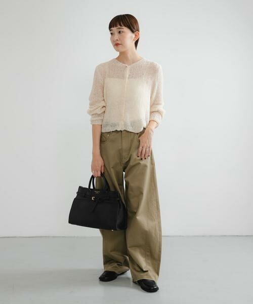 URBAN RESEARCH / アーバンリサーチ カーディガン・ボレロ | シアーモールショート丈カーディガン | 詳細14