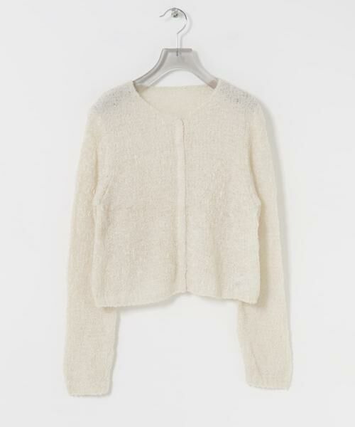 URBAN RESEARCH / アーバンリサーチ カーディガン・ボレロ | シアーモールショート丈カーディガン | 詳細15