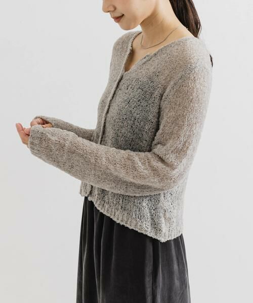 URBAN RESEARCH / アーバンリサーチ カーディガン・ボレロ | シアーモールショート丈カーディガン | 詳細18