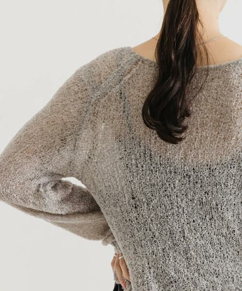 URBAN RESEARCH / アーバンリサーチ カーディガン・ボレロ | シアーモールショート丈カーディガン | 詳細20