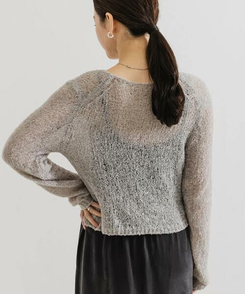 URBAN RESEARCH / アーバンリサーチ カーディガン・ボレロ | シアーモールショート丈カーディガン | 詳細21