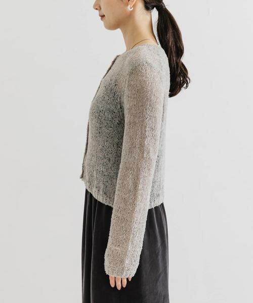 URBAN RESEARCH / アーバンリサーチ カーディガン・ボレロ | シアーモールショート丈カーディガン | 詳細25
