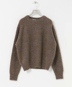 URBAN RESEARCH / アーバンリサーチ ニット・セーター | new basic　CASHMERE SILK MOULINE CREW-NECK KNIT
