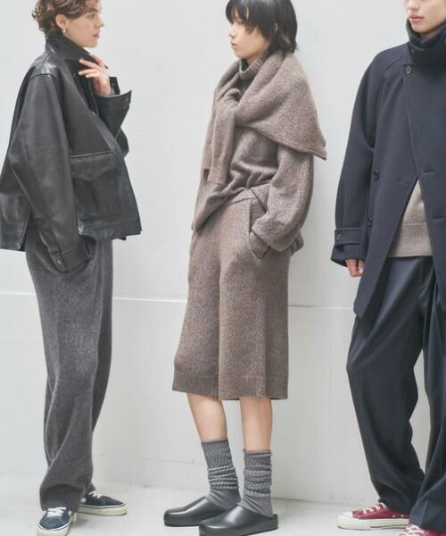 URBAN RESEARCH / アーバンリサーチ ニット・セーター | new basic　CASHMERE SILK MOULINE CREW-NECK KNIT | 詳細3