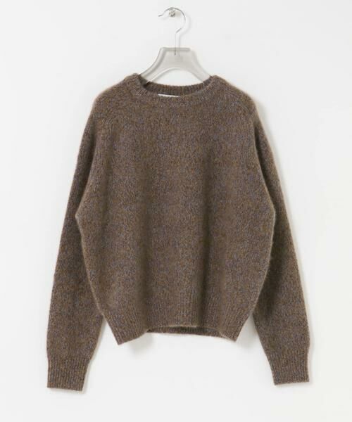 URBAN RESEARCH / アーバンリサーチ ニット・セーター | new basic　CASHMERE SILK MOULINE CREW-NECK KNIT | 詳細4