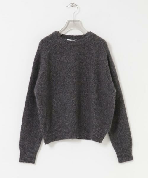 URBAN RESEARCH / アーバンリサーチ ニット・セーター | new basic　CASHMERE SILK MOULINE CREW-NECK KNIT | 詳細16
