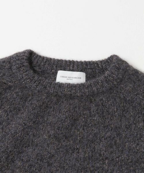 URBAN RESEARCH / アーバンリサーチ ニット・セーター | new basic　CASHMERE SILK MOULINE CREW-NECK KNIT | 詳細17