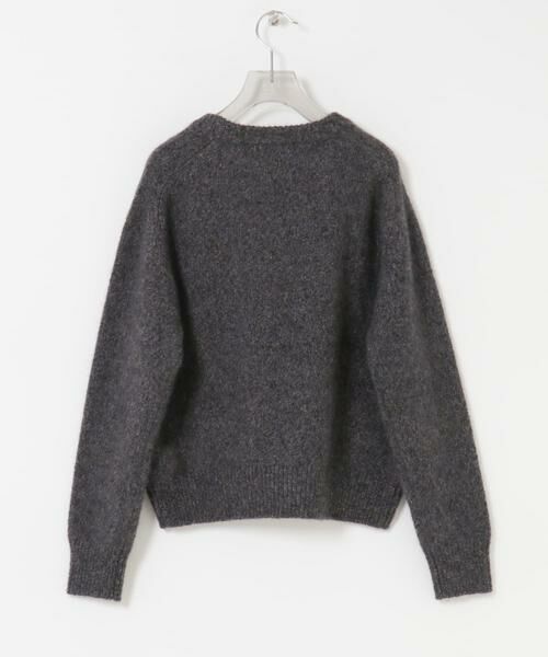 URBAN RESEARCH / アーバンリサーチ ニット・セーター | new basic　CASHMERE SILK MOULINE CREW-NECK KNIT | 詳細18
