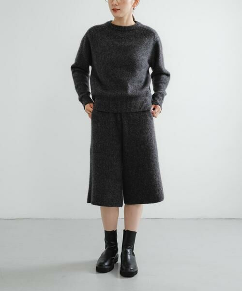 URBAN RESEARCH / アーバンリサーチ ニット・セーター | new basic　CASHMERE SILK MOULINE CREW-NECK KNIT | 詳細12