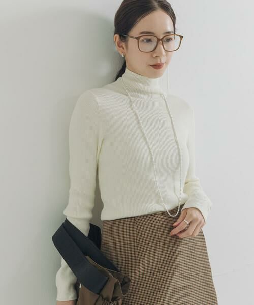 URBAN RESEARCH / アーバンリサーチ ニット・セーター | 『UR TECH』ハイネックリブニット | 詳細12