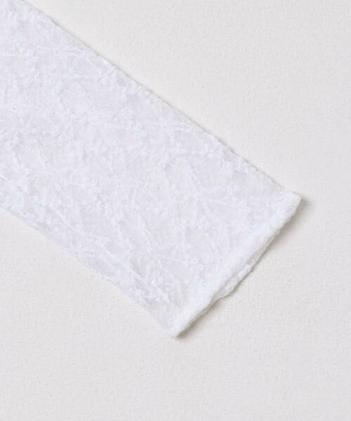 URBAN RESEARCH / アーバンリサーチ Tシャツ | ストレッチレースクルーネックブラウス | 詳細9