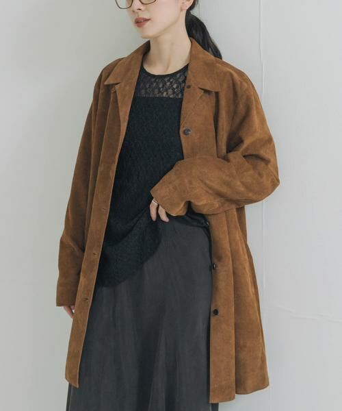 URBAN RESEARCH / アーバンリサーチ Tシャツ | ストレッチレースクルーネックブラウス | 詳細10