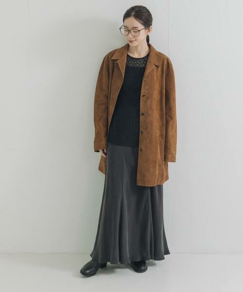 URBAN RESEARCH / アーバンリサーチ Tシャツ | ストレッチレースクルーネックブラウス | 詳細12