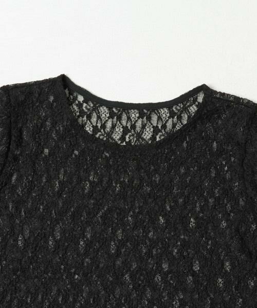 URBAN RESEARCH / アーバンリサーチ Tシャツ | ストレッチレースクルーネックブラウス | 詳細14
