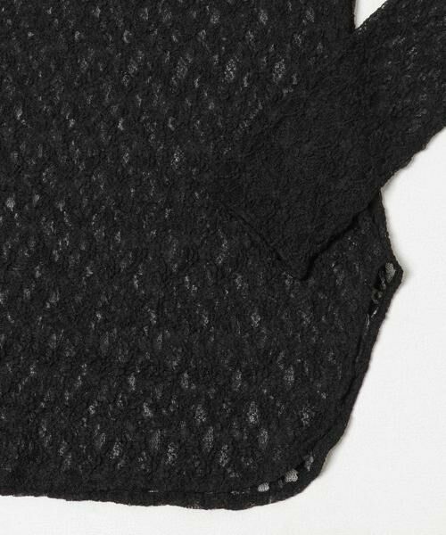 URBAN RESEARCH / アーバンリサーチ Tシャツ | ストレッチレースクルーネックブラウス | 詳細15