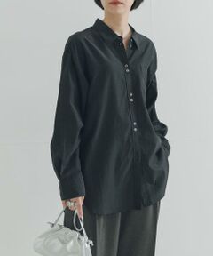 URBAN RESEARCH / アーバンリサーチ シャツ・ブラウス | ダブルボタンコットンヴィスコースシャツ