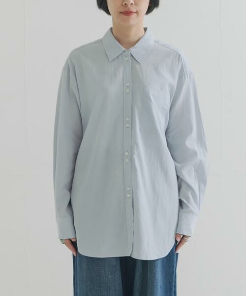 URBAN RESEARCH / アーバンリサーチ シャツ・ブラウス | ダブルボタンコットンヴィスコースシャツ | 詳細1