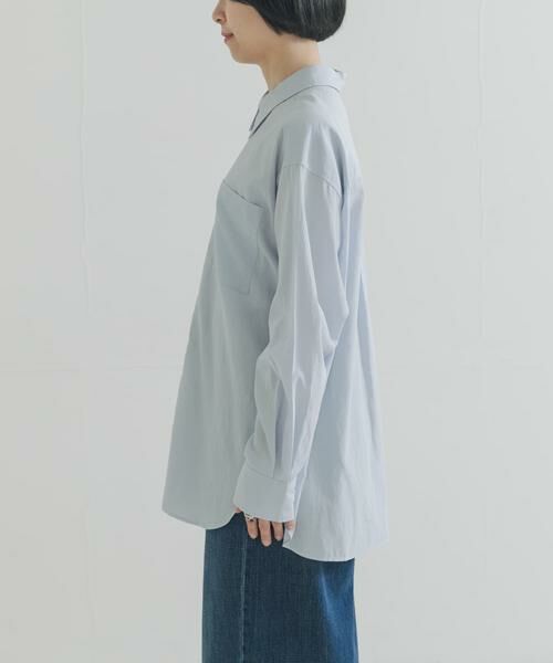 URBAN RESEARCH / アーバンリサーチ シャツ・ブラウス | ダブルボタンコットンヴィスコースシャツ | 詳細2
