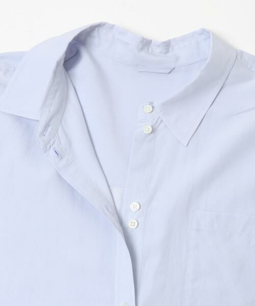 URBAN RESEARCH / アーバンリサーチ シャツ・ブラウス | ダブルボタンコットンヴィスコースシャツ | 詳細5