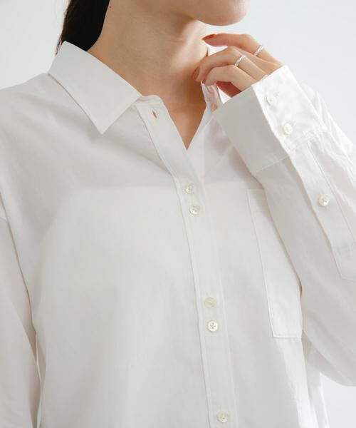 URBAN RESEARCH / アーバンリサーチ シャツ・ブラウス | ダブルボタンコットンヴィスコースシャツ | 詳細16