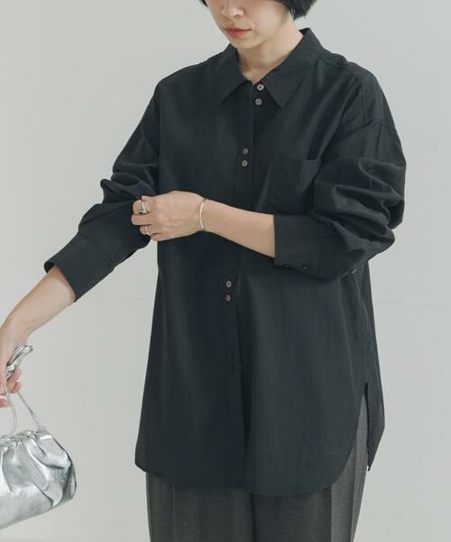 URBAN RESEARCH / アーバンリサーチ シャツ・ブラウス | ダブルボタンコットンヴィスコースシャツ | 詳細20
