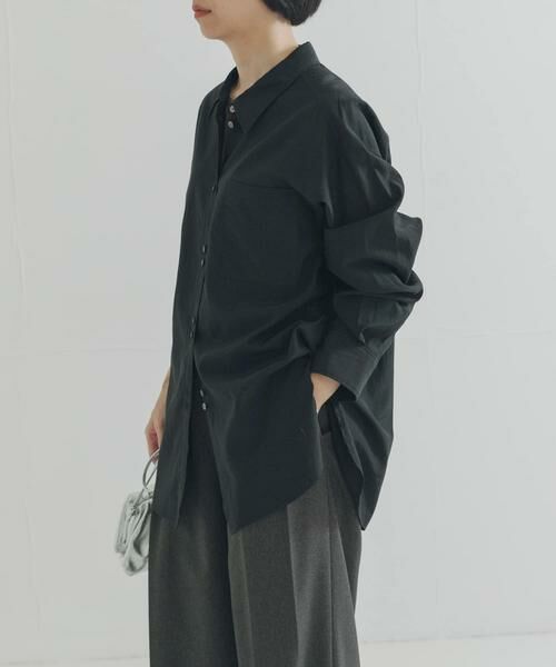 URBAN RESEARCH / アーバンリサーチ シャツ・ブラウス | ダブルボタンコットンヴィスコースシャツ | 詳細21