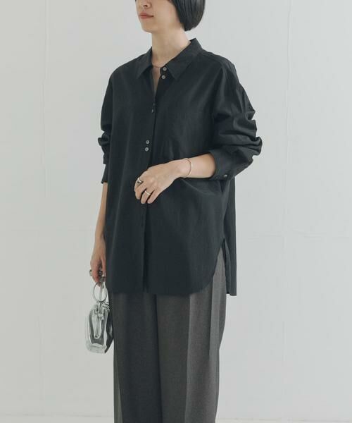 URBAN RESEARCH / アーバンリサーチ シャツ・ブラウス | ダブルボタンコットンヴィスコースシャツ | 詳細22