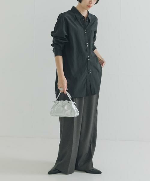 URBAN RESEARCH / アーバンリサーチ シャツ・ブラウス | ダブルボタンコットンヴィスコースシャツ | 詳細24