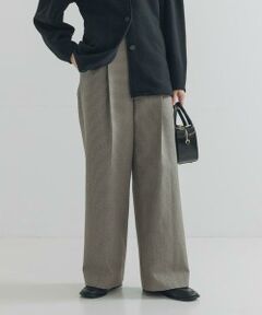 URBAN RESEARCH / アーバンリサーチ その他パンツ | ウールブレンドチェックワイドパンツ