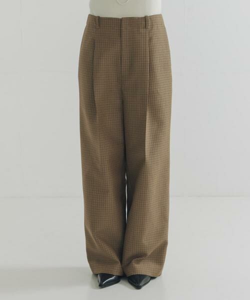 URBAN RESEARCH / アーバンリサーチ その他パンツ | ウールブレンドチェックワイドパンツ | 詳細10