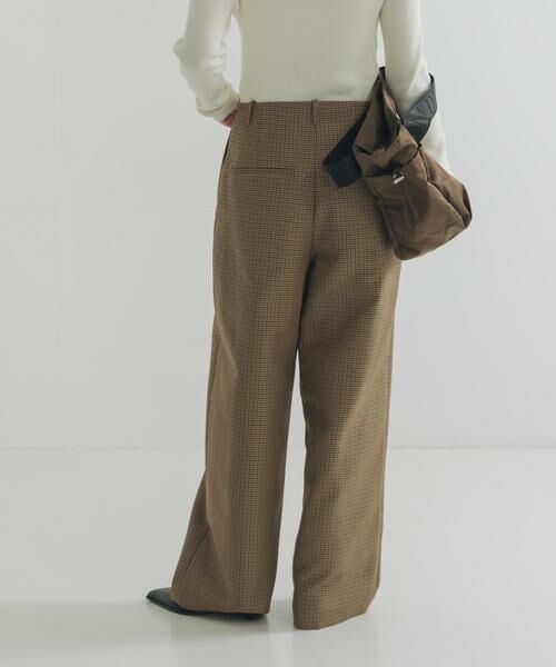 URBAN RESEARCH / アーバンリサーチ その他パンツ | ウールブレンドチェックワイドパンツ | 詳細4