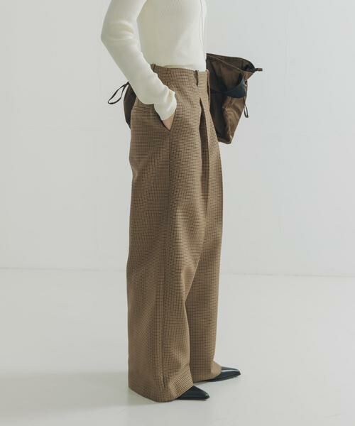 URBAN RESEARCH / アーバンリサーチ その他パンツ | ウールブレンドチェックワイドパンツ | 詳細5