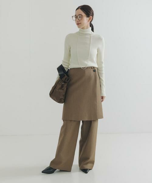URBAN RESEARCH / アーバンリサーチ その他パンツ | ウールブレンドチェックワイドパンツ | 詳細9