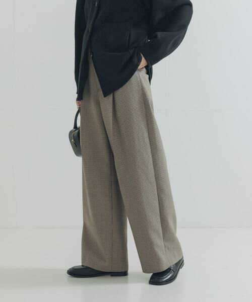 URBAN RESEARCH / アーバンリサーチ その他パンツ | ウールブレンドチェックワイドパンツ | 詳細19