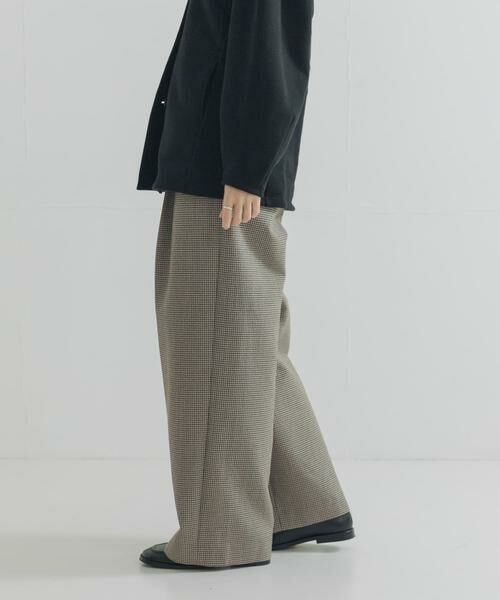URBAN RESEARCH / アーバンリサーチ その他パンツ | ウールブレンドチェックワイドパンツ | 詳細20