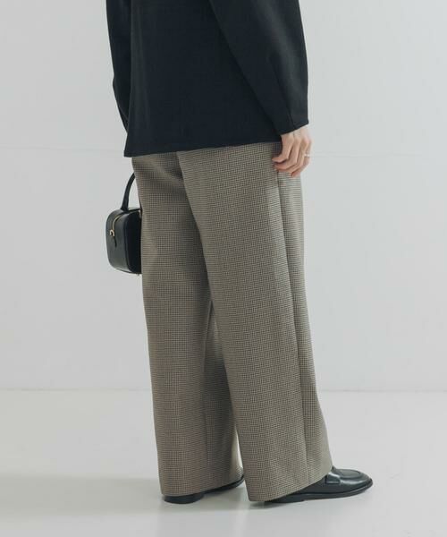 URBAN RESEARCH / アーバンリサーチ その他パンツ | ウールブレンドチェックワイドパンツ | 詳細23