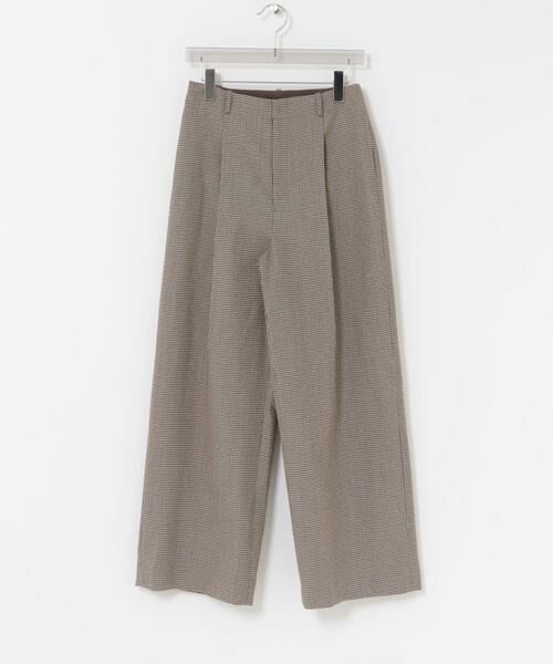 URBAN RESEARCH / アーバンリサーチ その他パンツ | ウールブレンドチェックワイドパンツ | 詳細25