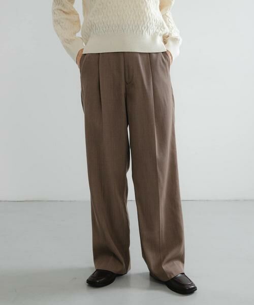 URBAN RESEARCH / アーバンリサーチ その他パンツ | new basic　WOOL TWILL SLACKS PANTS | 詳細4