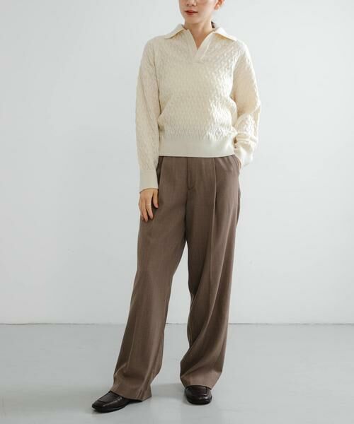 URBAN RESEARCH / アーバンリサーチ その他パンツ | new basic　WOOL TWILL SLACKS PANTS | 詳細8