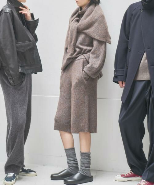 URBAN RESEARCH / アーバンリサーチ その他パンツ | new basic　CASHMERE SILK MOULINE HALFPANTS | 詳細1