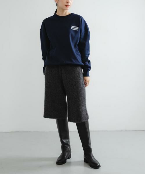 URBAN RESEARCH / アーバンリサーチ その他パンツ | new basic　CASHMERE SILK MOULINE HALFPANTS | 詳細4
