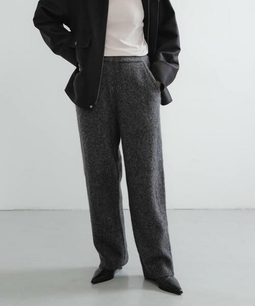 URBAN RESEARCH / アーバンリサーチ その他パンツ | new basic　CASHMERE SILK MOULINE LONGPANTS | 詳細4