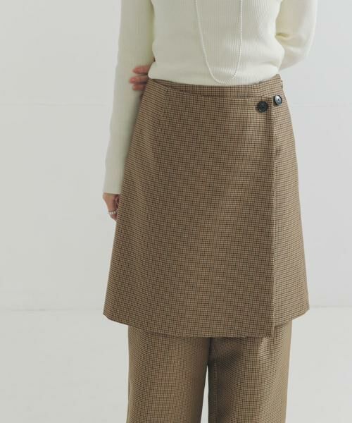 URBAN RESEARCH / アーバンリサーチ スカート | ウールブレンドチェックスカート | 詳細1