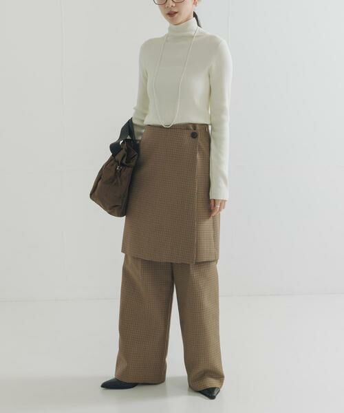 URBAN RESEARCH / アーバンリサーチ スカート | ウールブレンドチェックスカート | 詳細4