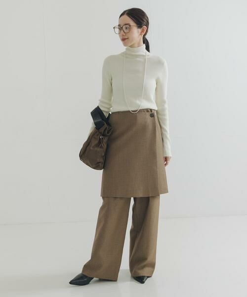 URBAN RESEARCH / アーバンリサーチ スカート | ウールブレンドチェックスカート | 詳細5