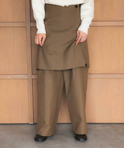 URBAN RESEARCH / アーバンリサーチ スカート | ウールブレンドチェックスカート | 詳細6